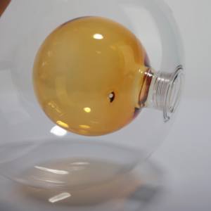 Borosilicato 3.3 OEM cina produttore campione gratuito fatto a mano colore ambra G9 filo lampadina da tavolo ombra luce per la decorazione domestica - Product Image 4