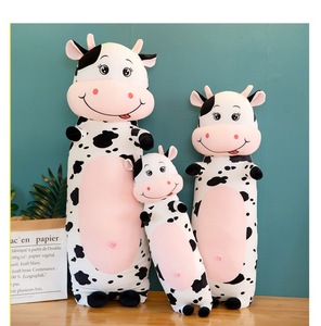 Peluche de <span class=keywords><strong>vache</strong></span>, nouveau oreiller, poupée, logo de société, cadeau d'anniversaire, - Product Image 6