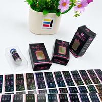 Boîte en papier personnalisée avec ou sans fenêtre pour l'emballage de kits de peptides en flacon, logo OEM personnalisé, vente en gros