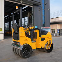 La combinaison de 1.5 tonnes fatigue le compacteur de rouleau de route avec la GRANDE PROMOTION