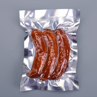 Sacs sous vide transparents Yin Yang personnalisés avec soufflets latéraux pour emballage de noix, qualité alimentaire, thermoscellables, en MVPET+PET+PE
