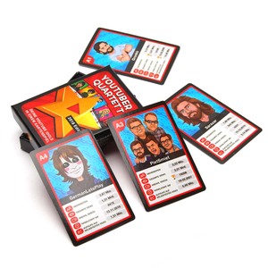 Jeu de cartes Quartett personnalisé sur mesure, impression personnalisée, directement de l'usine, pour les soirées adultes, les divertissements familiaux et les cadeaux promotionnels - Product Image 4