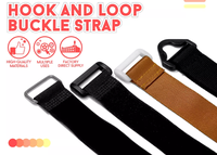 Sangles de serrage robustes à boucles auto-agrippantes avec boucle réglable, sangles de fixation en nylon réutilisables, bande auto-agrippante sécurisée pour l'arrimage