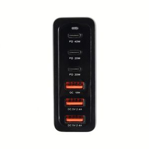High Speed 120W Gan Charger Type-C Fast <b>Charging</b> 6 Ports Travel <b>Adapter</b> Super Fast Charger for Laptop Mobile Phone - Product Image 3