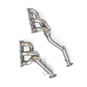 Sonicdiy ท่อไอเสียพร้อมส่วนหัวของท่อร่วมไอเสียสำหรับ BMW 3ชุด E90 <span class=keywords><strong>N52</strong></span> 3.0L 2.5L 2005-2013 SS304 - Product Image 2