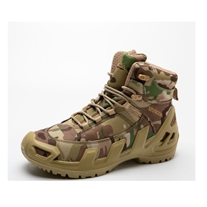 TSB08 Stock High Quality Durable Khaki Color Desert Short Shoes <b>Hiking</b> Middle <b>Boots</b> High <b>Boots</b> <b>Hiking</b> Training Shoes - Product Image 4