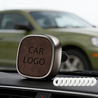 Diffuseur d'aromathérapie solide sans alcool pour grille d'aération de voiture, désodorisant de voiture avec emballage