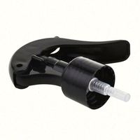 Tête de pompe Mini Trigger Spray Noir pour Bouteille Bill 20/24/28/ 410 100 Ml Ménage En Plastique En Plastique Bec Cap Carton Boîte Accepter