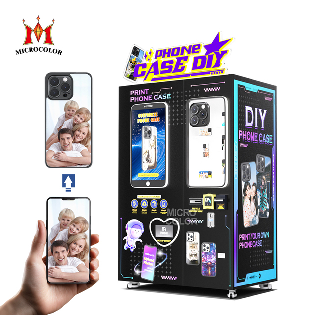 OEM/ODM New Self-service Diy Mobile Phone Shell Printing Vending Machine UV Printer Vending Machine for Cell Phone Case