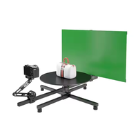 Tourne-disque de photographie plate-forme de table tournante 360 photomaton Spinner curseur de caméra rotatif pour la prise de vue vidéo de produit