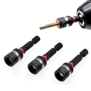 Clé à douille magnétique de qualité industrielle, longueur 48 mm, douille hexagonale H8, couple élevé, résistante aux chocs, pour clé à chocs - Product Image 1