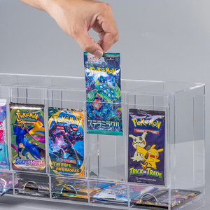 3 Slot 6 Slot <span class=keywords><strong>Booster</strong></span> Pack Dispenser Compatible avec Poke Mon et d'autres cartes à collectionner S'adapte facilement à toute la boîte <span class=keywords><strong>Booster</strong></span> - Product Image 6