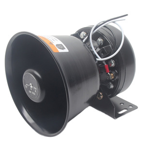 Bocina de Alarma para Auto, 12V 200W, Tipo Trompeta Universal, Negra - Product Image 1
