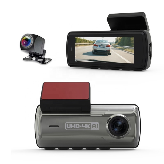 AI Smart 4K+2K Dash Cam IPS Dual Lens WDR WiFi Night Vision ADAS Parking Monitoring GPS 1 Year Warranty Video Recording