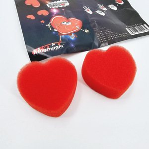 G0538 Magic Heart, Love Rabbit, Two <b>Sponges</b>, Little Rabbit, King Magic, Close-up Magic Props - Product Image 2