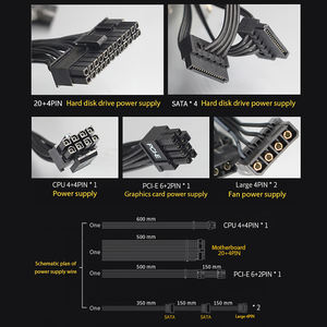 Alimentation électrique à découpage SNOWMAN <span class=keywords><strong>80</strong></span> Plus <span class=keywords><strong>Bronze</strong></span> avec refroidissement et fonctions actives pour systèmes informatiques - Product Image 6