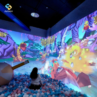 Projecteur de projection murale interactive avec plus de 45 jeux |   Jeux de balle et de tir |   Appareil de divertissement pour enfants en intérieur