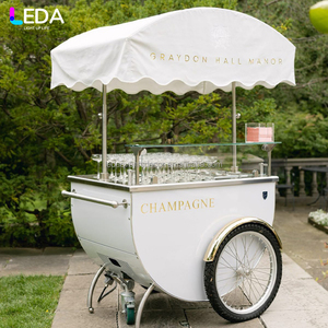 LEDA Nieuwe Aanwinst Acryl Snoepkar Display <span class=keywords><strong>Trolley</strong></span> voor Bruiloft Feest Snoepbuffet Winkel - Product Image 2