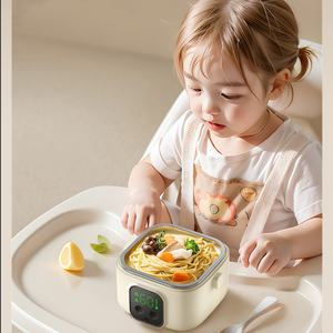 Boîte à lunch chauffante intelligente automatique portable de 800 ml, rechargeable par USB, compatible avec la voiture, pour une utilisation en extérieur - Product Image 5