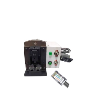 Sinrad SR-PC10 <b>RJ45</b> Connector <b>Cable</b> Crimping Machine Semi-Automatic AC 220V - Product Image 1