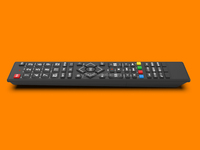 Control Remoto IR Personalizado OEM ODM de 57 Teclas, Código Fijo, Material Plástico, Función de Aprendizaje Personalizable para TV, DVD, DVB, Proyector LCD