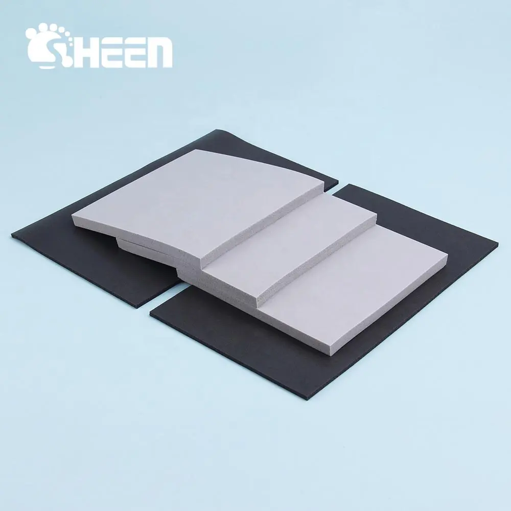 Flame Retardant Low Density Soft And Firm Silicone Sponge Rubber Foam Sheets In Various Sizes In White Gray And Black
