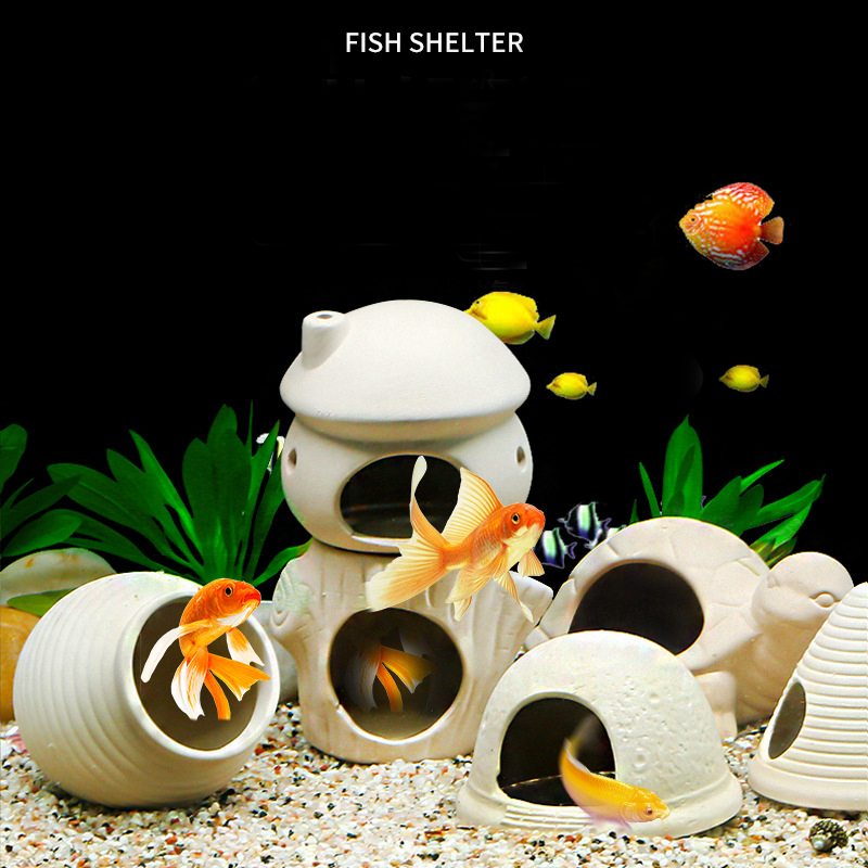 Shrimp Dome Shelter – Plastic Aquarium Cave Decoration For All Water Types