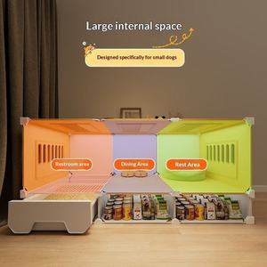 Customized Multi Drawer Storage Cat House Enclosure Indoor Outdoor Pet Habitat Modern Cat Villa Dog Cage Pet Cages Dog <b>Crate</b> - Product Image 3