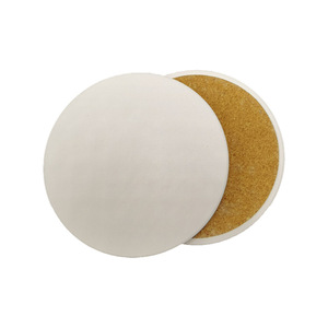High Quality Custom Printed Ceramic Coasters Round MDF with Cork Back Drink Holder with Gift Set for Promotions