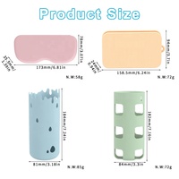 Organisateur en silicone pour support de téléphone Bogg Bag, ensemble d'accessoires Bogg Bag Wallet et porte-lunettes de soleil pour porte-gobelet Bogg Bag