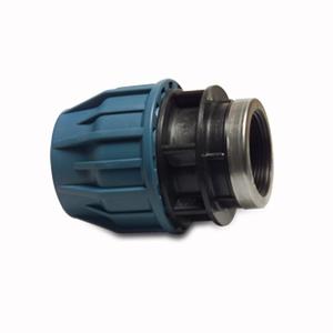 Raccords à compression HDPE haute pression 63mm Embout lisse PP résistant aux produits chimiques pour tuyau de prix de gros agricole - Product Image 2