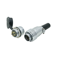 Adaptateur PLS20 Prise Femelle Fiche Mâle 3 4 5 7 8 9 10 12 14 Broches Type Carré Circulaire Connecteur de Docking Prise Aviation