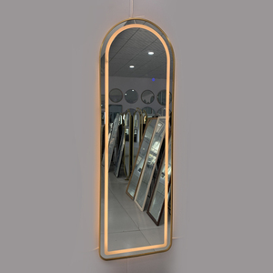 Estetica grande Full Size Designer in piedi corpo pavimento <span class=keywords><strong>specchio</strong></span> Led <span class=keywords><strong>180x80</strong></span> per Hotel Dressing - Product Image 2