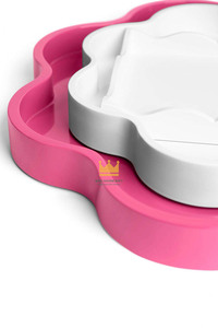 Plateaux en laque mate et brillante à prix abordable du Vietnam, prix direct usine, OEM, plateaux de service en laque en forme de fleur, plateaux alimentaires - Product Image 2