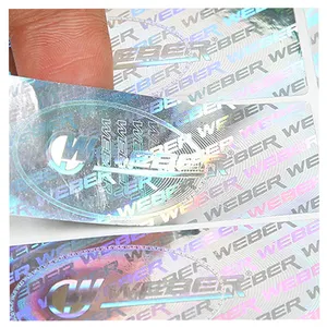 Alta qualidade auto adesiva marca d'água holograma sobreposição hot stamping foil adesivo