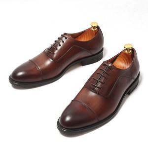 Zapatos Casuales de Oficina de Alta Calidad, Hechos a Mano, de Cuero Genuino, Antideslizantes, Transpirables, de Alta Gama - Product Image 1