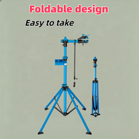 Support de réparation de vélo pliable Worldcycle TL-06E pour la maison, en acier au carbone, support d'entretien de vélo, charge maximale 30 kg, durable, pour vélo de route