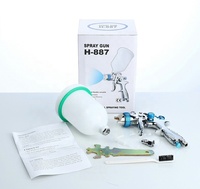 Pistolet à Air HVLP 1.4mm buse Machine gravité automatique pulvérisation de peinture 600ml capacité de tasse pour voiture apprêt pulvérisation meubles