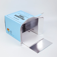 Boîte à gâteau isotherme écologique avec logo personnalisé, poignée, emballage alimentaire en papier pour pâtisseries, desserts, snacks, vente en gros