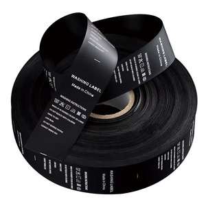Etiquetas de Cuidado de Lavado Personalizadas, Cinta Impresa para Etiquetas de Lavado de Ropa, Rollos Suaves para Accesorios de Prendas - Product Image 1