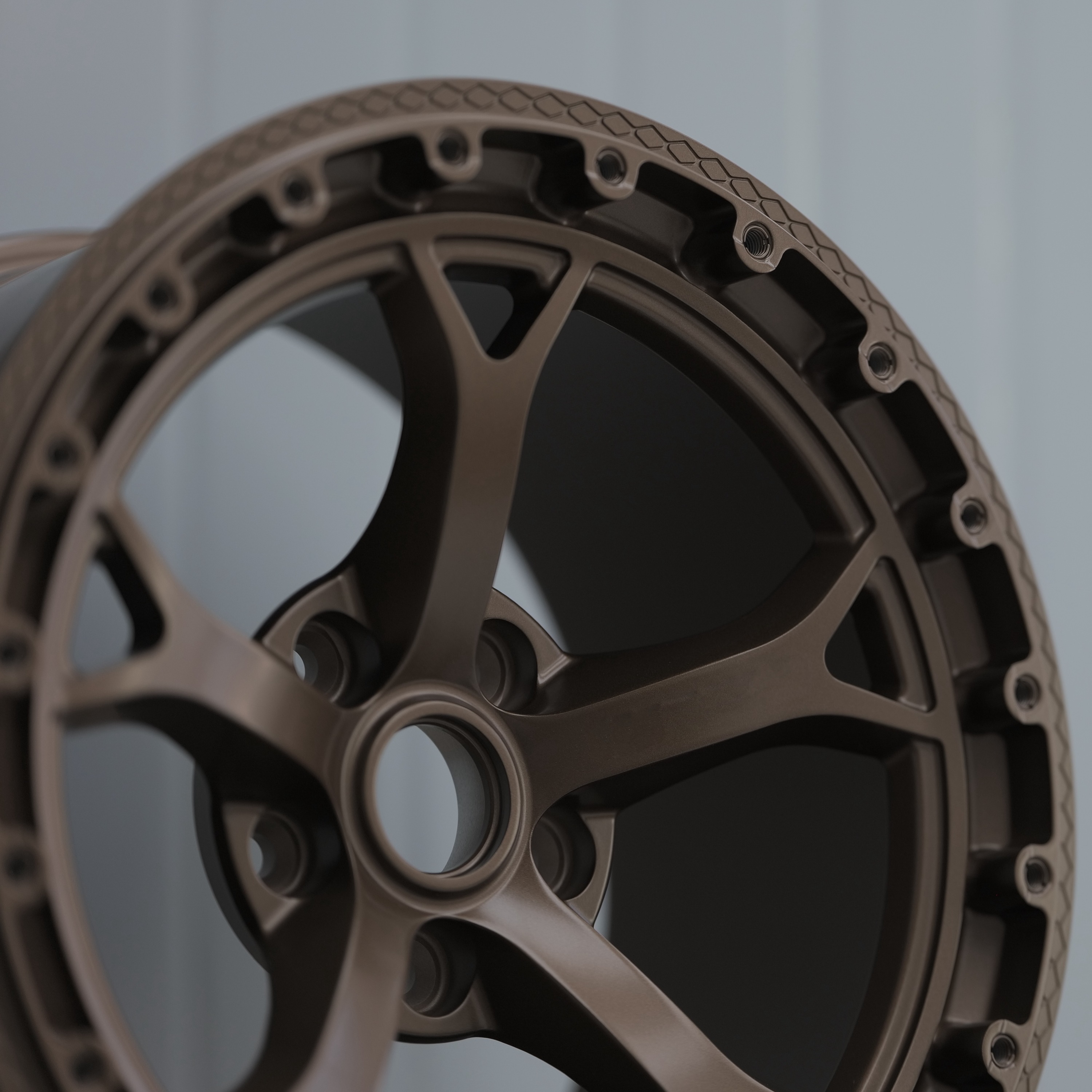 みなこ ホイール1 MN Forged Custom Five Spoke Nismo V1 Bronze Beadlock Wheels
