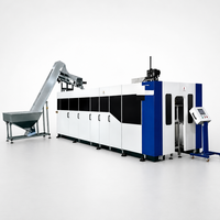 Machine de soufflage de bouteilles PET entièrement automatique industrielle, haute vitesse (plus de 10 000 BPH), options de cavités personnalisées pour bouteilles d'eau et de boissons