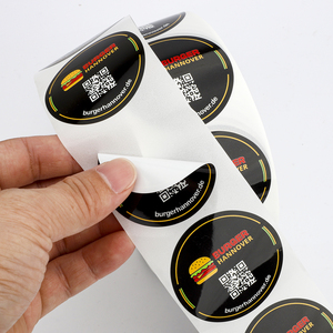 Personnalisé personalizzato stampa a rotolo adesivo impermeabile in vinile adesivo rotondo etichette etichette per alimenti con logo e codice Qr - Product Image 3