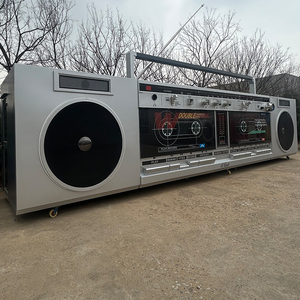 Chariot de restauration mobile <span class=keywords><strong>pour</strong></span> camping, design moderne avec écran TV, <span class=keywords><strong>pour</strong></span> vente de snacks et boissons - Product Image 2