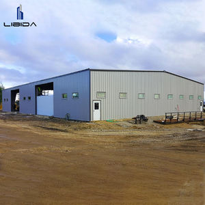 लिबिदा अच्छी गुणवत्ता वाले ई प्रमाणित कस्टम बनाया गया प्रीफैब्रिकेटेड स्टील फ्रेम संरचना कार्यशाला आधुनिक डिजाइन 1 वर्ष - Product Image 2