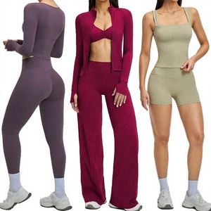 Free Sample Plus Size Woman <b>Seamless</b> Gym Set Custom Sports Yoga Suit Fitness Sport Wear Gym Fitness Sets Yoga Active Wear Set - Product Image 1
