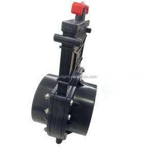 ПВХ слайд клапан нож запорный клапан сварочное соединение ручное управление DN65 - Product Image 6