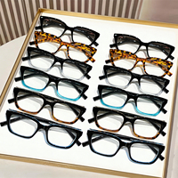 Lunettes de lecture rectangulaires arrondies pour femmes, monture bicolore, pour presbytes, lot de 12 paires, couleurs assorties, vente en gros