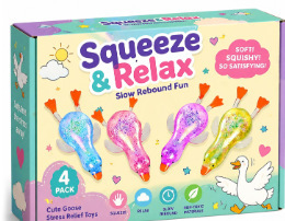 Duck park squishy 4-piece set