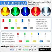 1628PCS Electronic Components Kit DIY Ultimate Edition LED Diode Metal Film Resistor Electrolytic